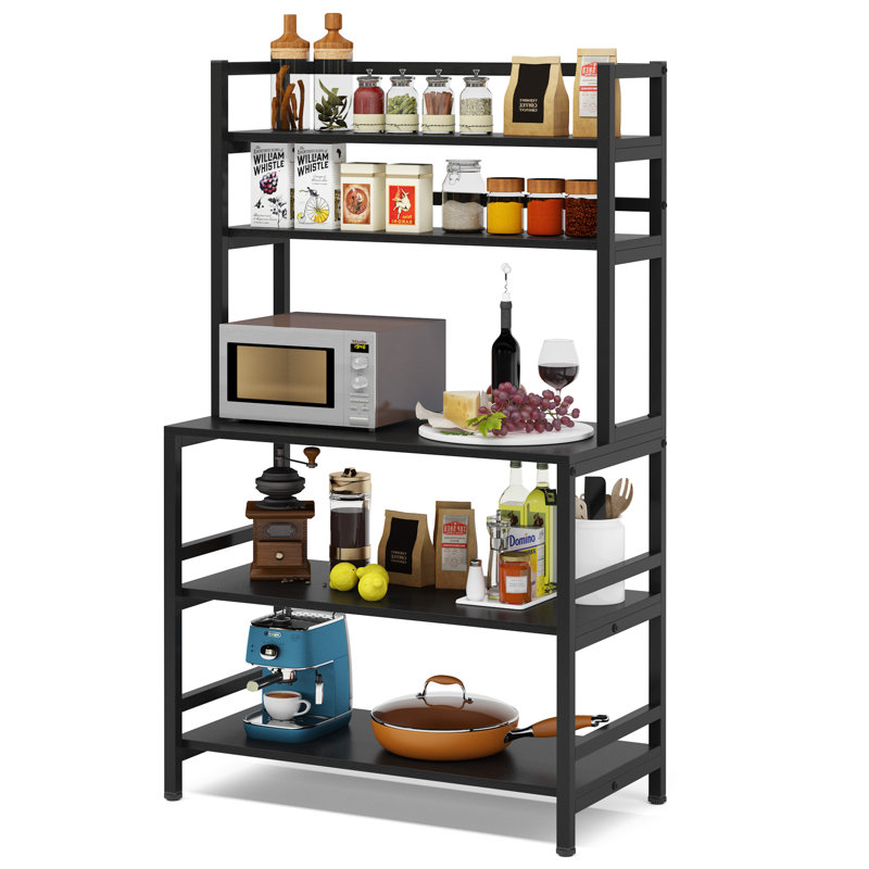 Latitude Run® 31.5'' Steel Standard Baker's Rack with Microwave